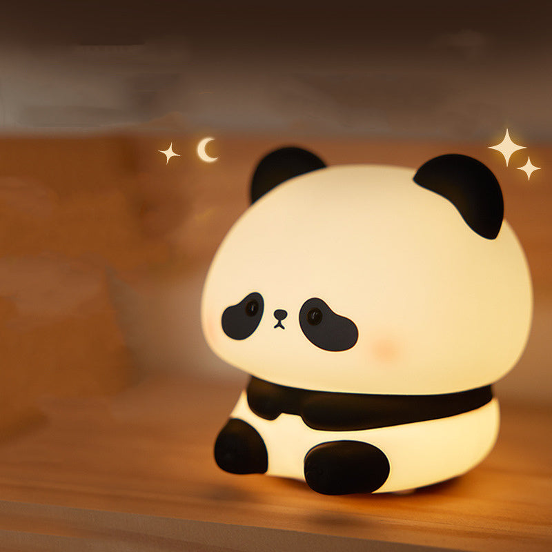 Panda LED Night Light: Rechargeable & Touch Activated