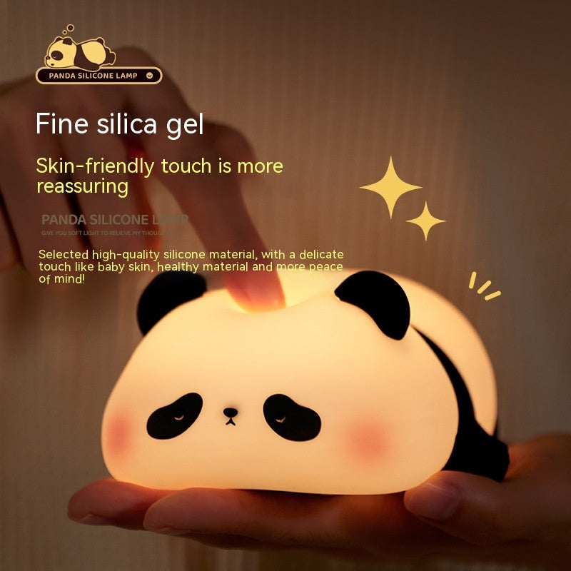 Panda LED Night Light: Rechargeable & Touch Activated